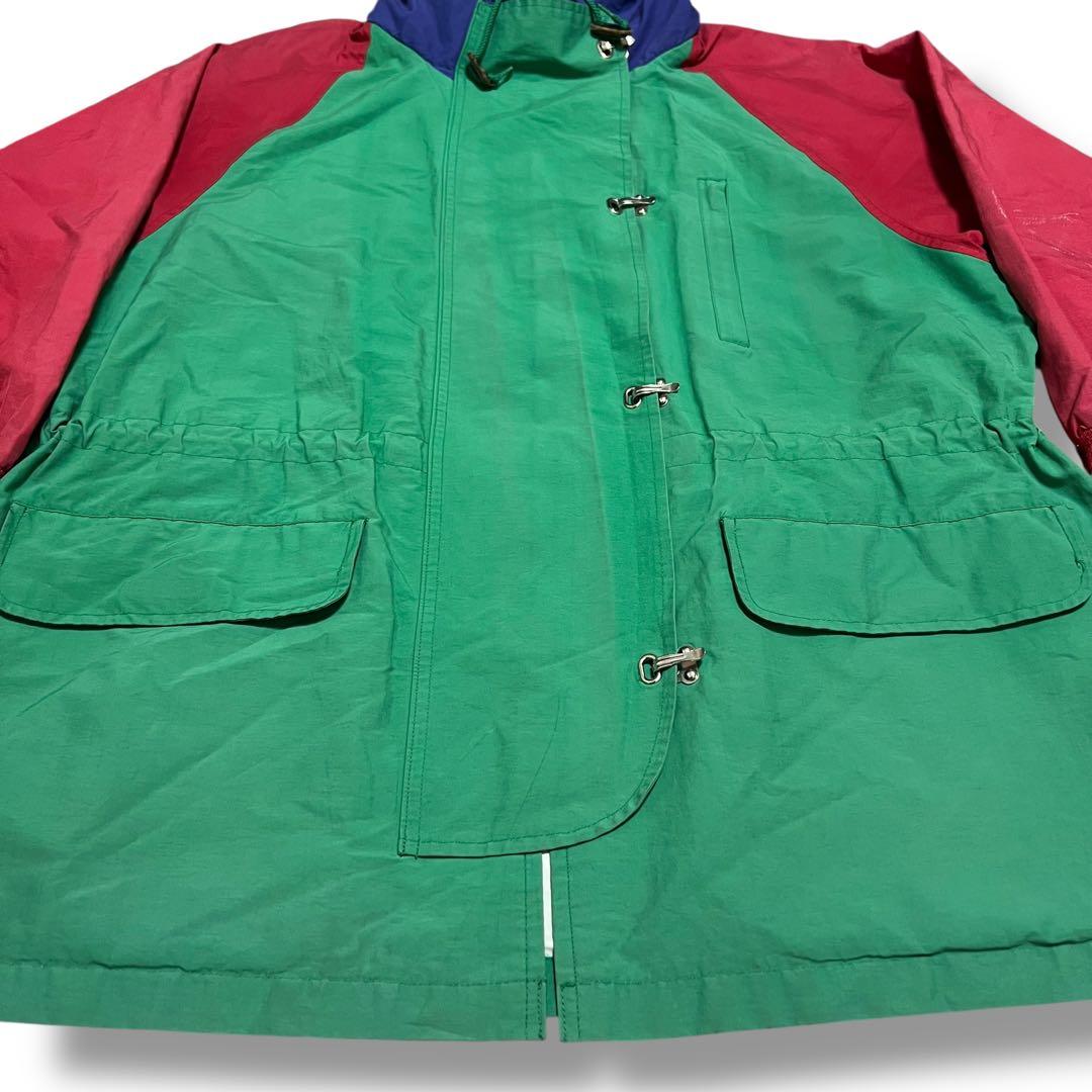 90s ポロラルフローレン マウンテンパーカー クレイジーパターン デッキフック