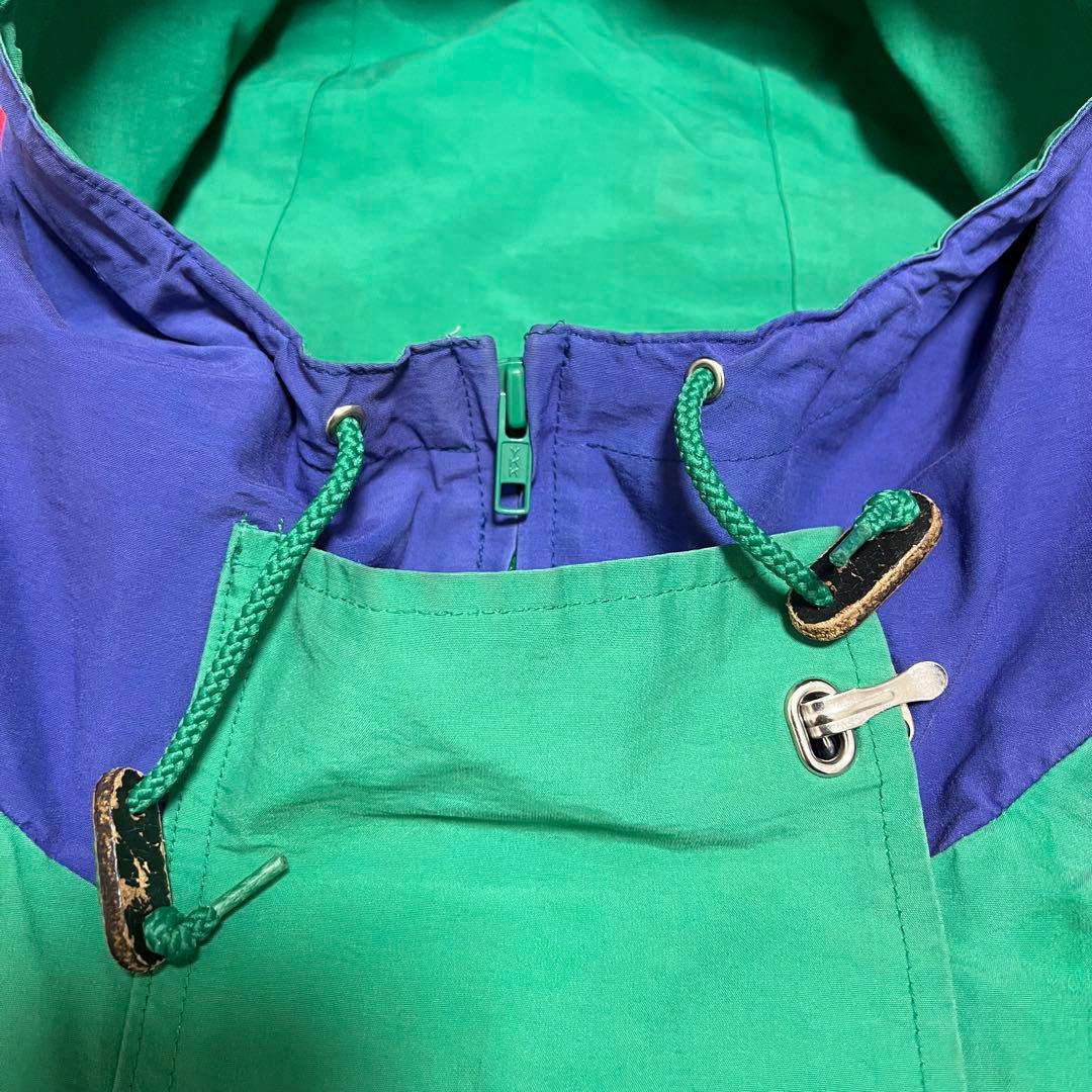 90s ポロラルフローレン マウンテンパーカー クレイジーパターン デッキフック