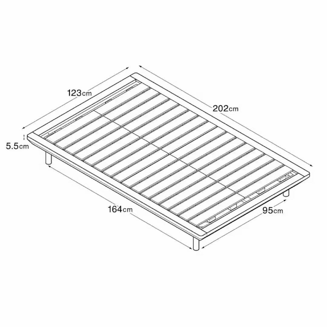 【無印良品】木製ベッドフレーム（セミダブル)1月31日出品終了