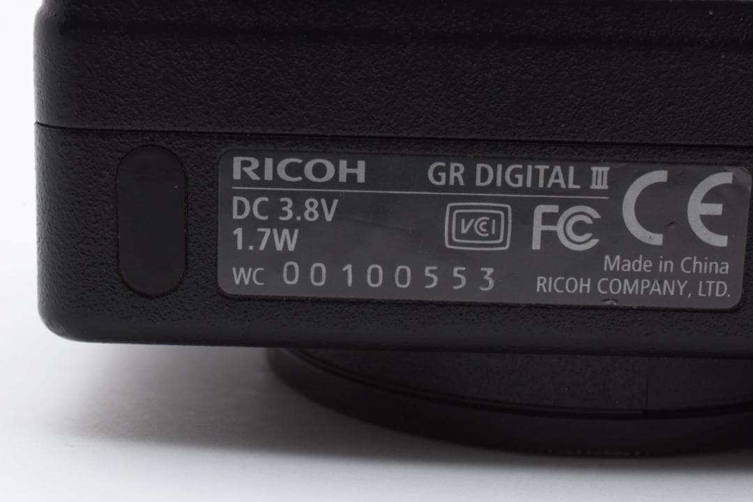 ■ 美品 ■ リコー　RICOH GR DIGITAL III ≪S数8102回