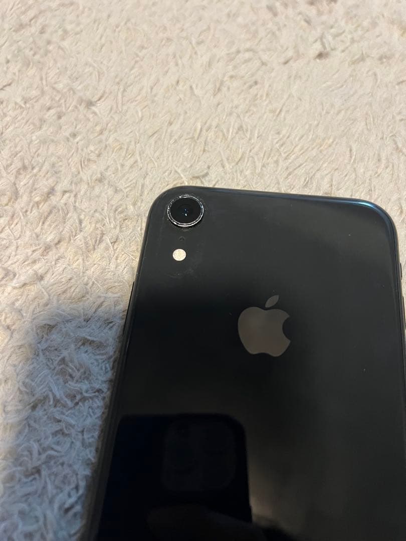 Apple iPhone XRブラック 64GB 本体 ガラスフィルム付き