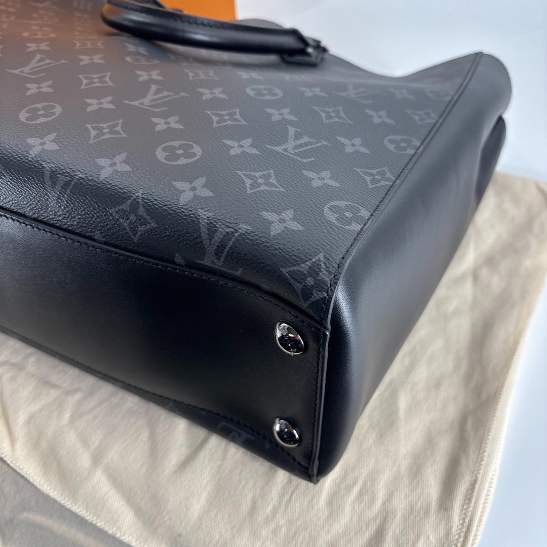 新品未使用 ルイヴィトン モノグラム エクリプス グランサック トートバッグ 黒