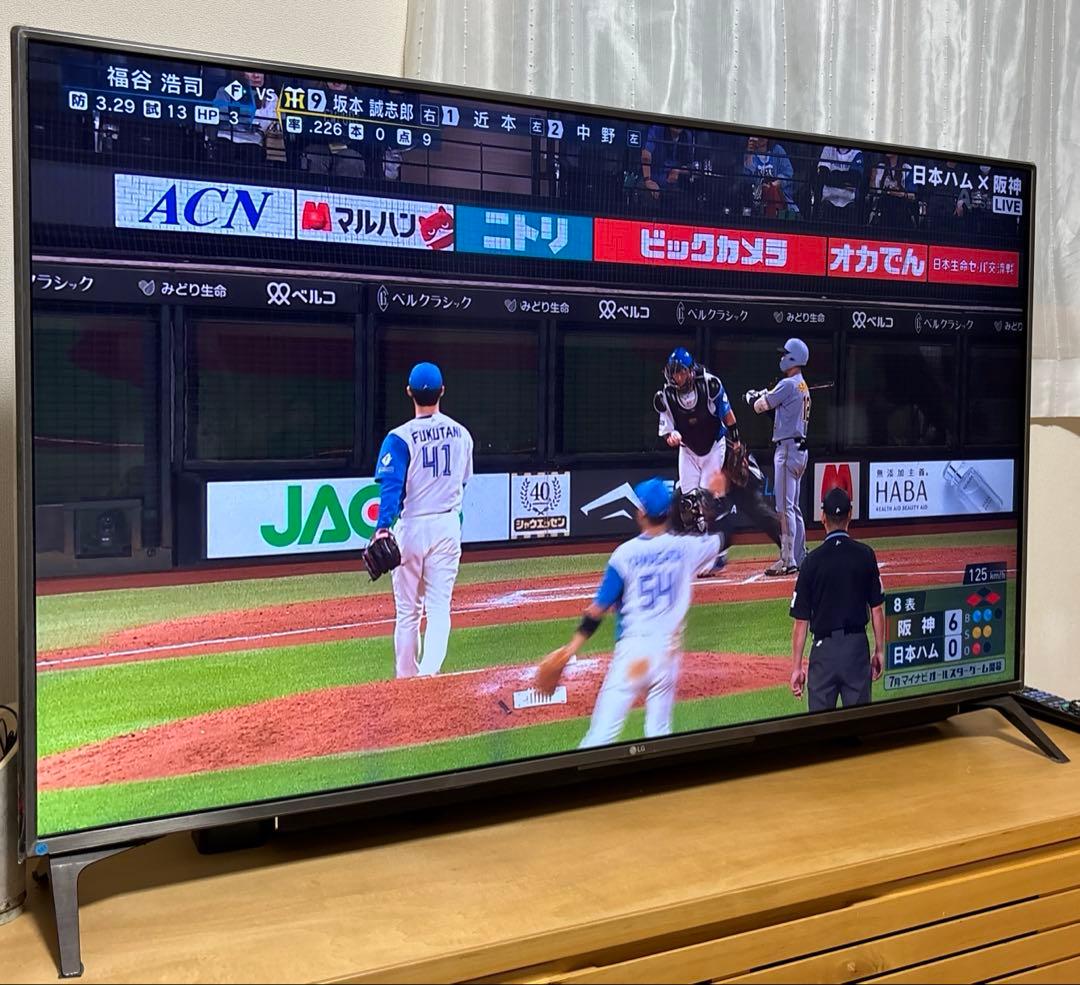 LG55V型液晶テレビ 55UJ6100