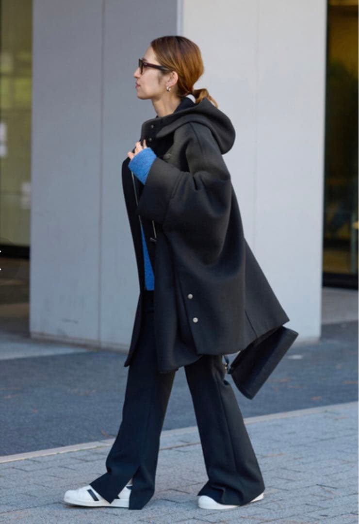 フレームワーク　メルトンダッフルポンチョコート38