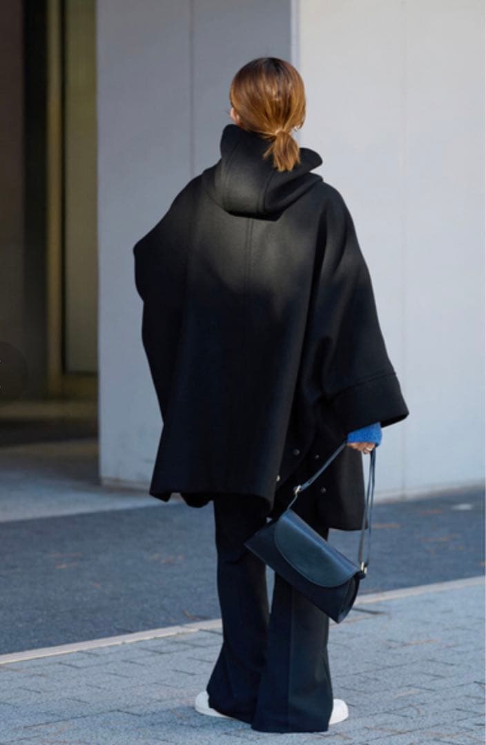 フレームワーク　メルトンダッフルポンチョコート38