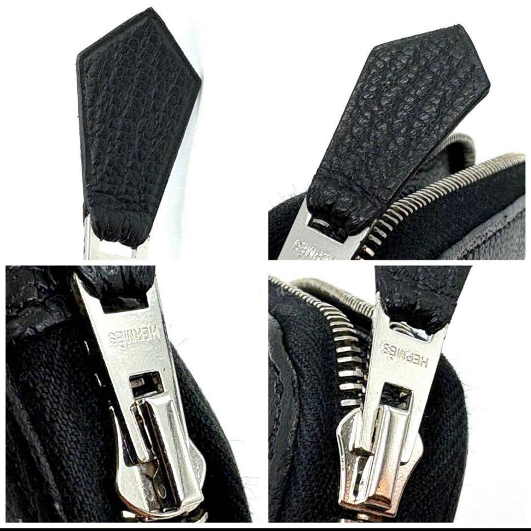 HIRO HERMES エルメス アザップロング 黒 オールレザー ブラッ