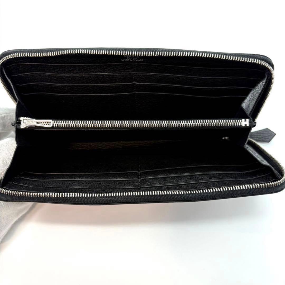 HIRO HERMES エルメス アザップロング 黒 オールレザー ブラッ