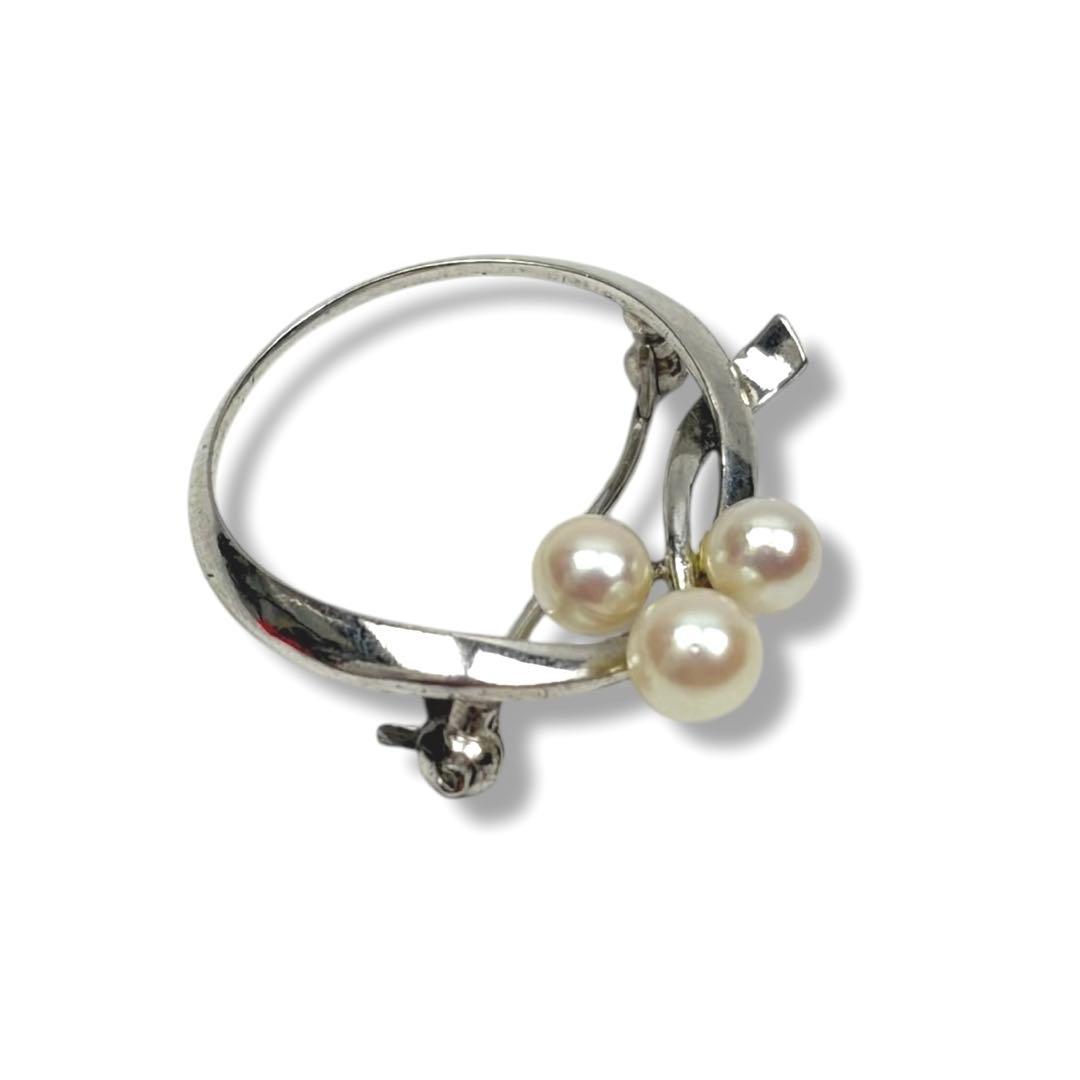 マーキス 　　　MIKIMOTO ミキモト パール 真珠 ブローチ