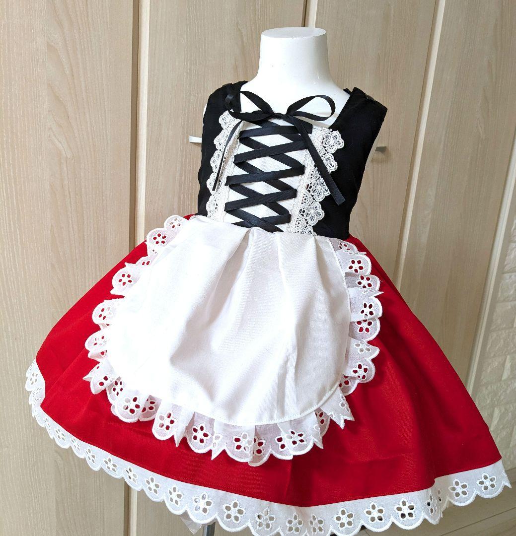 ハンドメイド　赤ずきん　90cm 　ワンピース