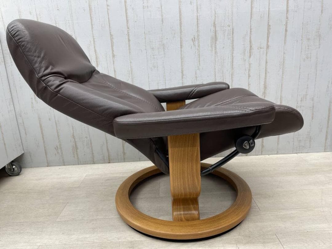 EKORNES ストレスレスチェア 本革 オットマン リクライニングソファ