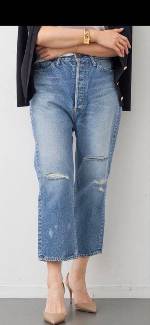 Kami★マディソンブルー★CRASHED SAROUEL デニム