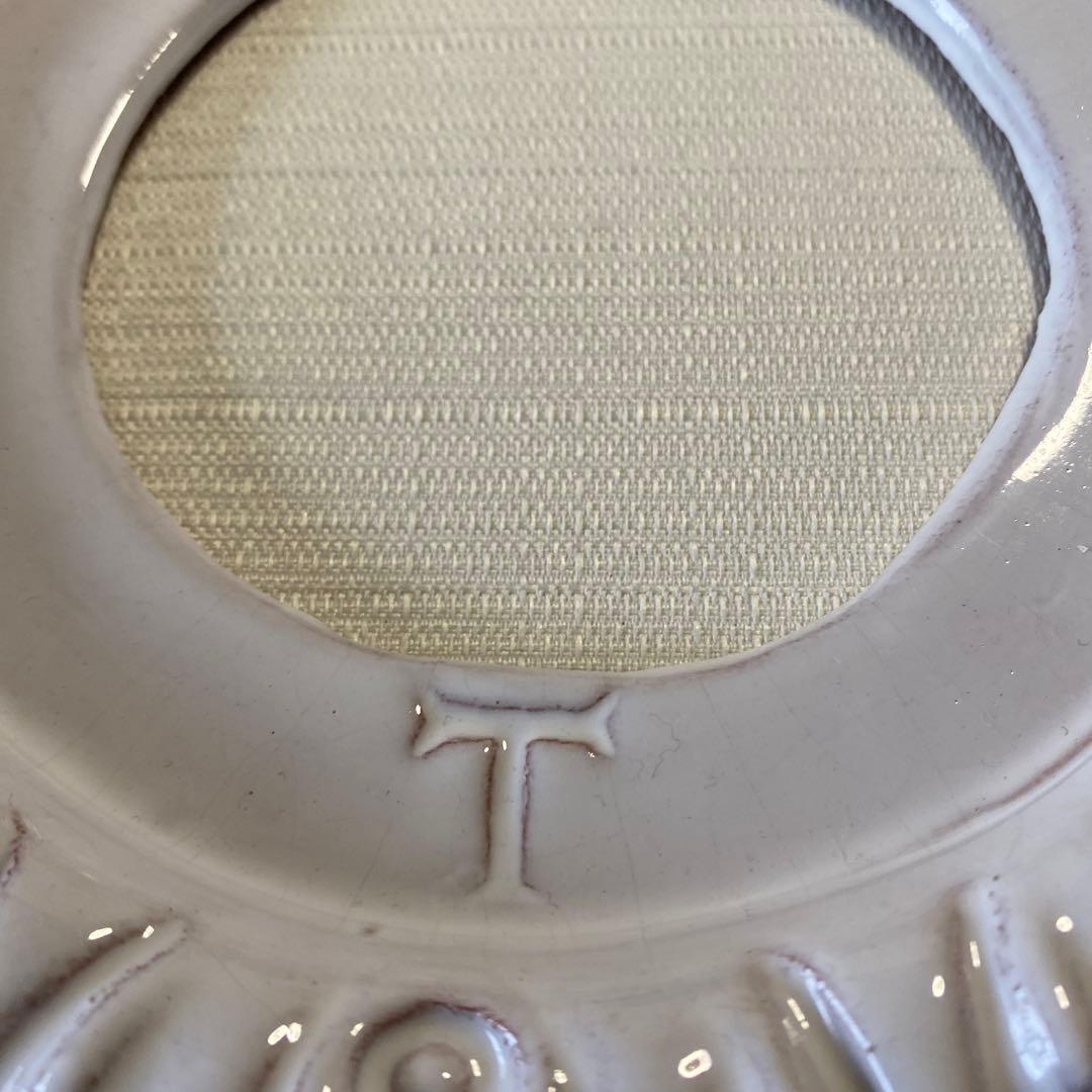 Blanc様　ヴィンテージ天井照明装飾ハンドメイドシーリングメダリオン　白