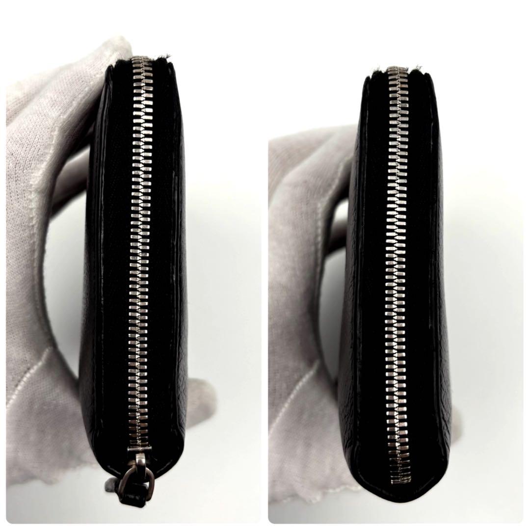 ✨美品✨　バレンシアガ 長財布 エブリデイ ロゴプリント ブラック　希少　黒