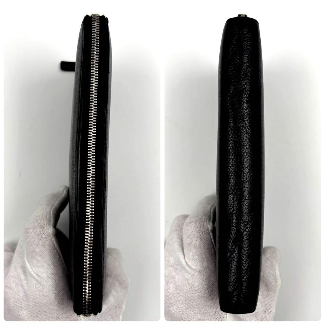 ✨美品✨　バレンシアガ 長財布 エブリデイ ロゴプリント ブラック　希少　黒