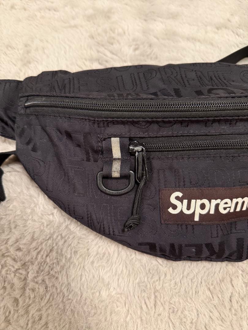 Supreme 19SS/WAIST BAG/ウエストバッグ/ナイロン/ブラック