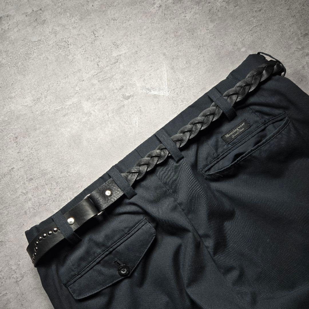 スタッズ　レザー　ベルト　ハンドメイド　beli-11