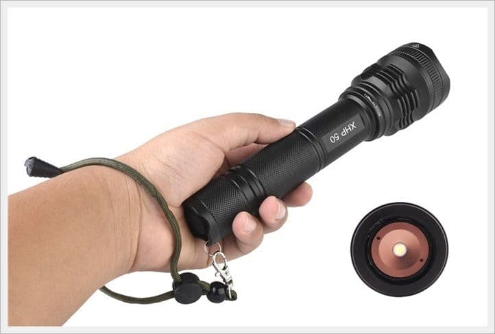 『正規CREE XHP50/ズーム仕様』超強力LEDフラッシュライト フルセット