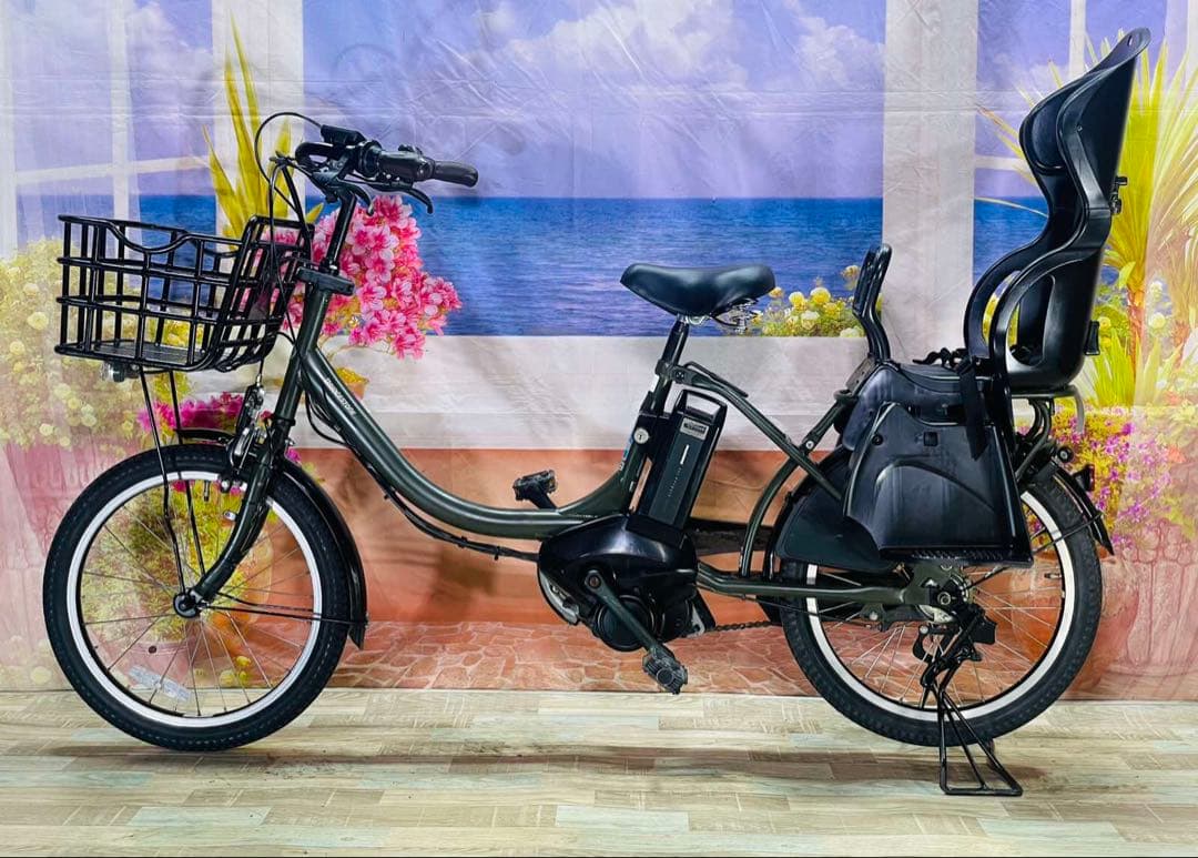 ブリヂストン2019年！アシスタC12AH⭐️子供乗せ電動アシスト自転車Y3287