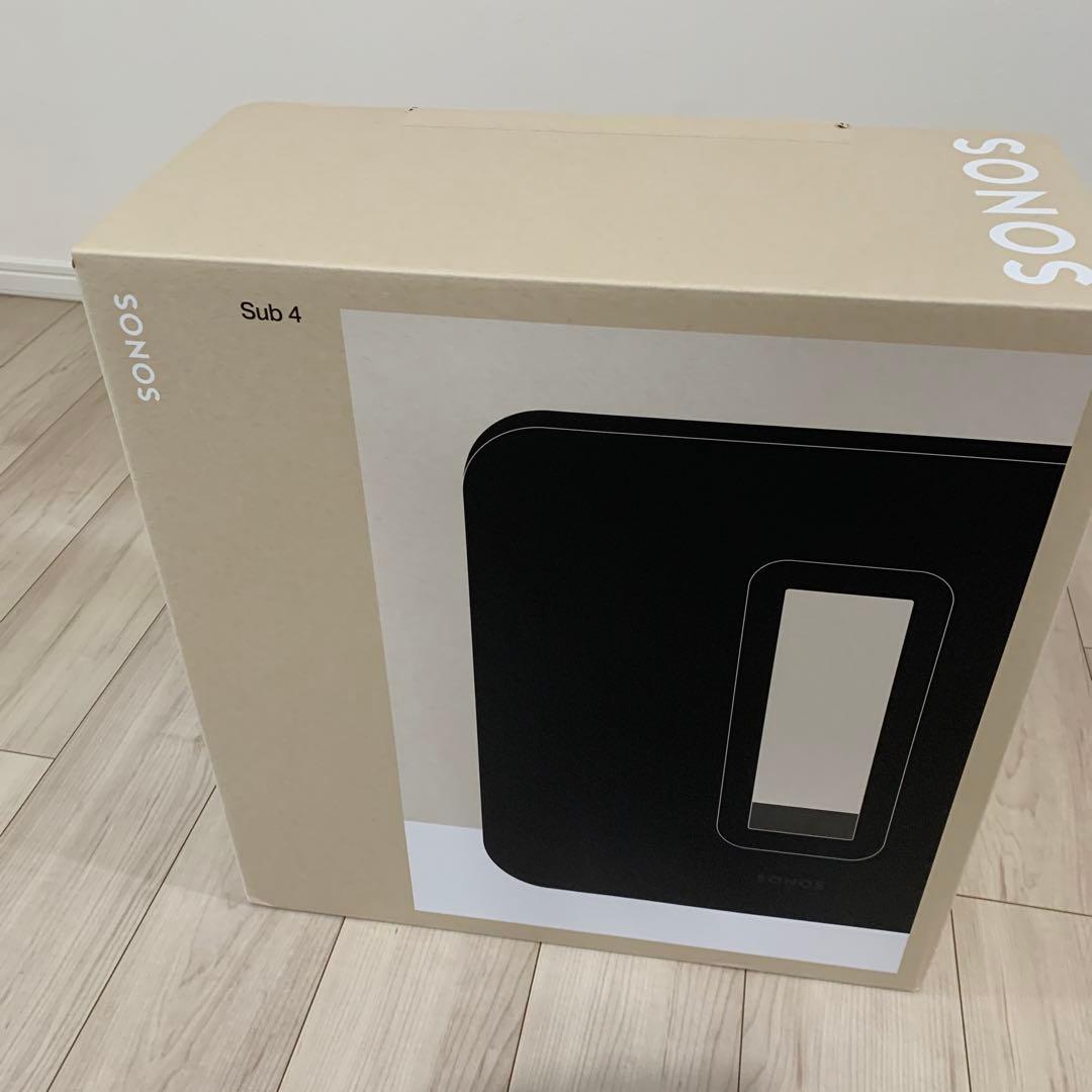 【新品・未開封】SONOS Sub 4 ブラック　スピーカー