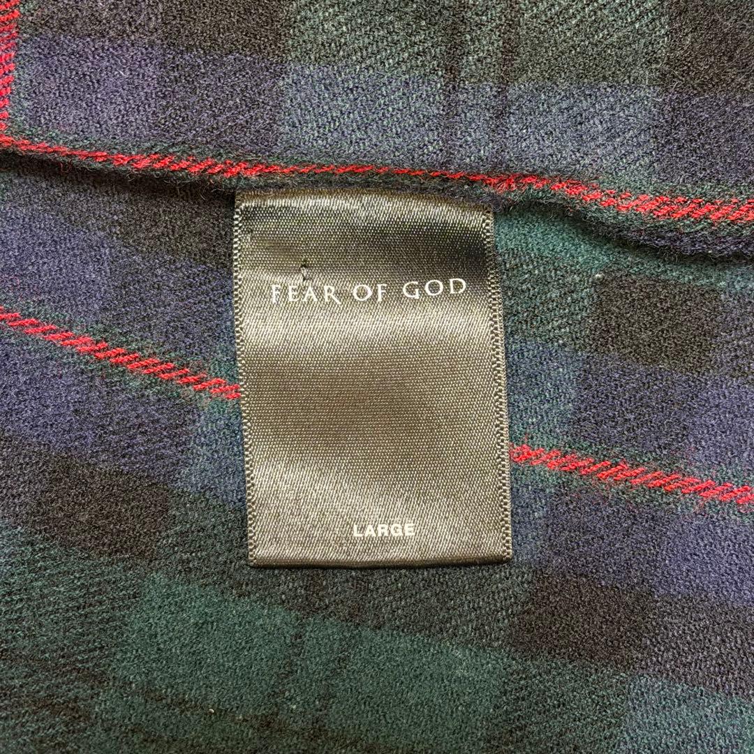トップス Fear of God Denim Flannel Shirt L
