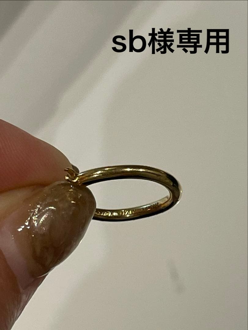 【sb】ゴールド フープピアス/セリーヌ