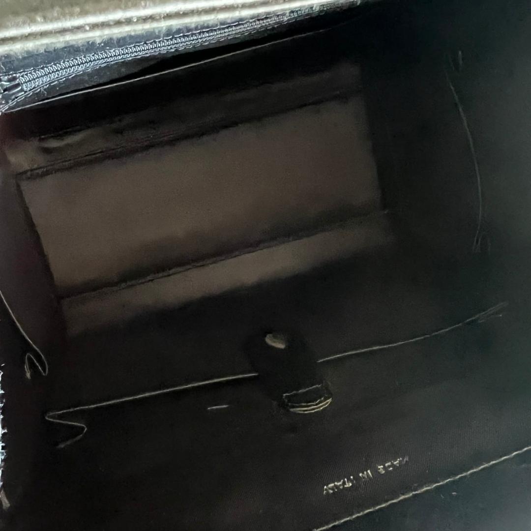 ✨極美品✨ MORABITO モラビト オルセー ハンドバッグ サテン　 黒