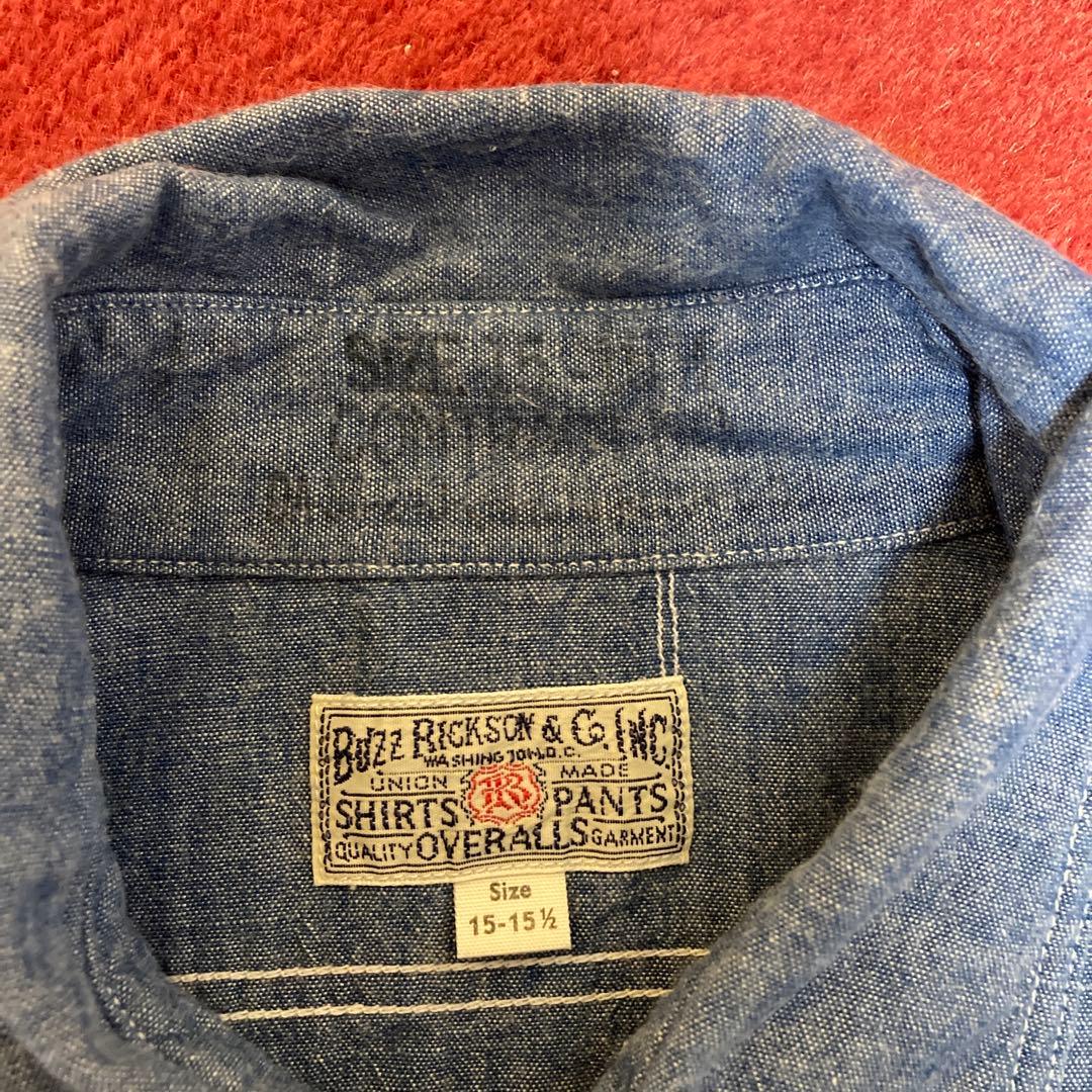 バズリクソンズ シャンブレー シャツ　 size：M