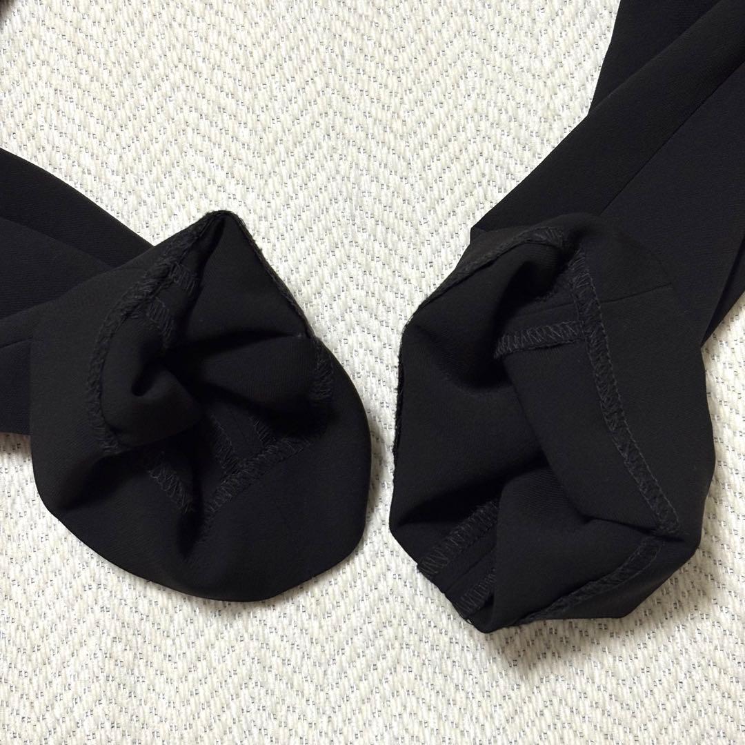 極美品 PLST プラステ 洗える トリアセブレンド ノーカラー パンツスーツ