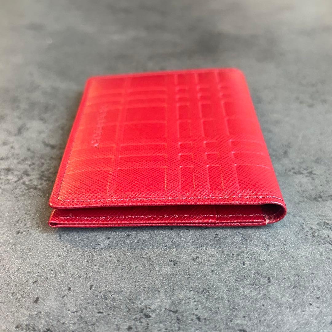 未使用✨BURBERRY エンボス加工　チェック　名刺入れ　カード　パスケース