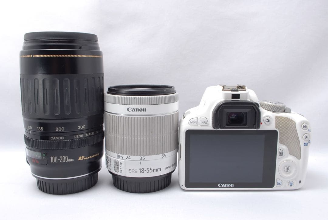 希少ホワイト✨Canon Kiss X7✨超望遠ダブルレンズセット✨初心者