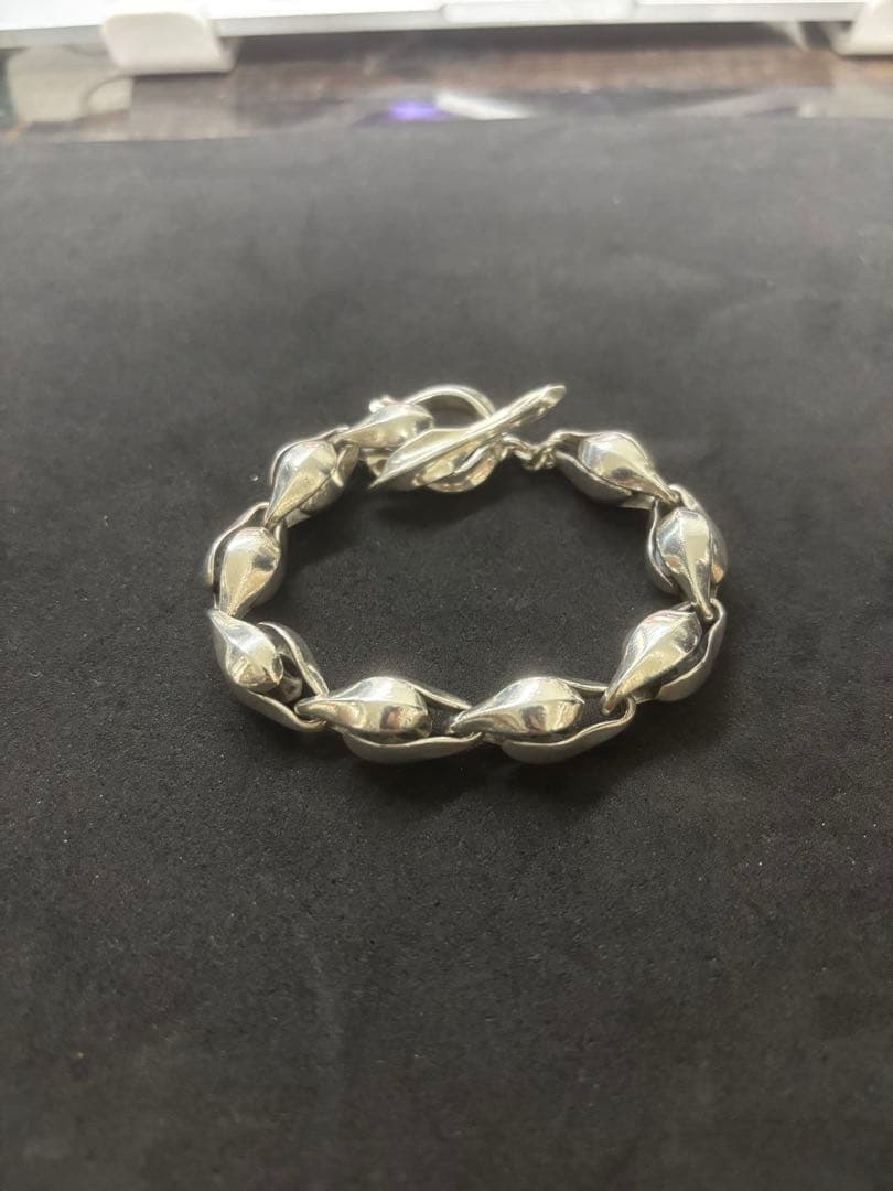 silverリンクブレスレット