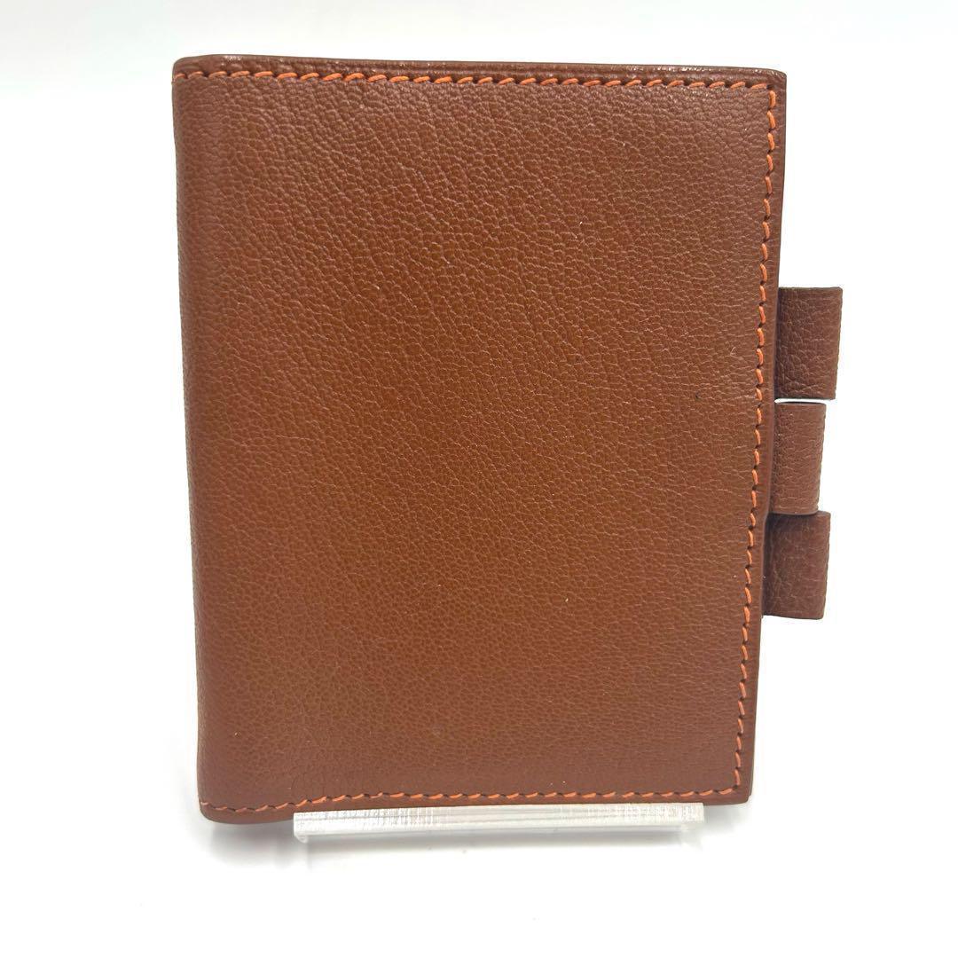 エルメス　アジェンダPM 手帳カバー　美品　名刺入　銀製ペン付き　◽︎G刻印
