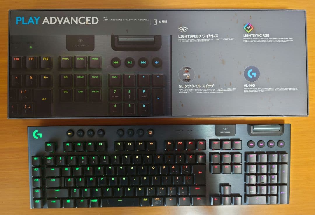 Logitech G913 ワイヤレスメカニカルキーボード