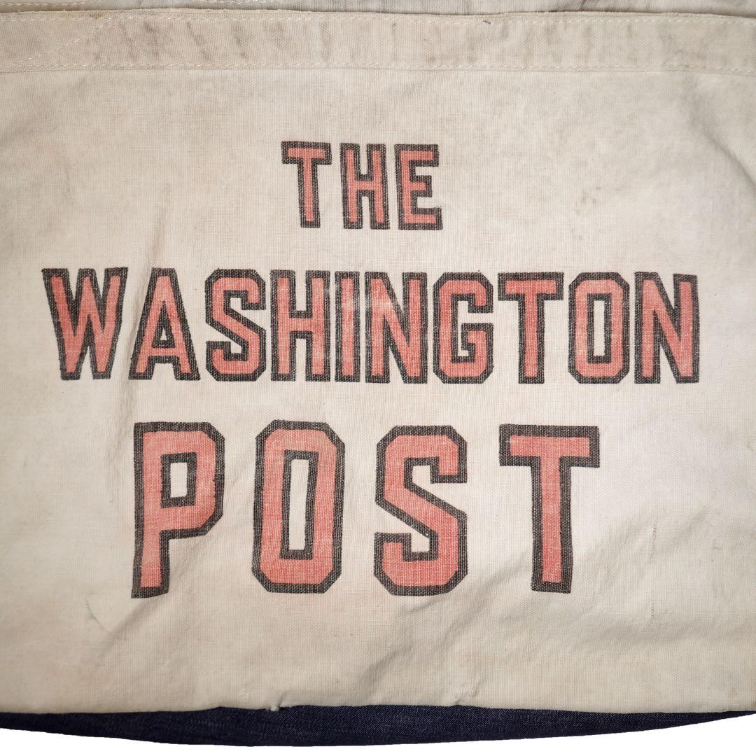 60s THE WASHINGTON POST ニュースペーパーバッグ
