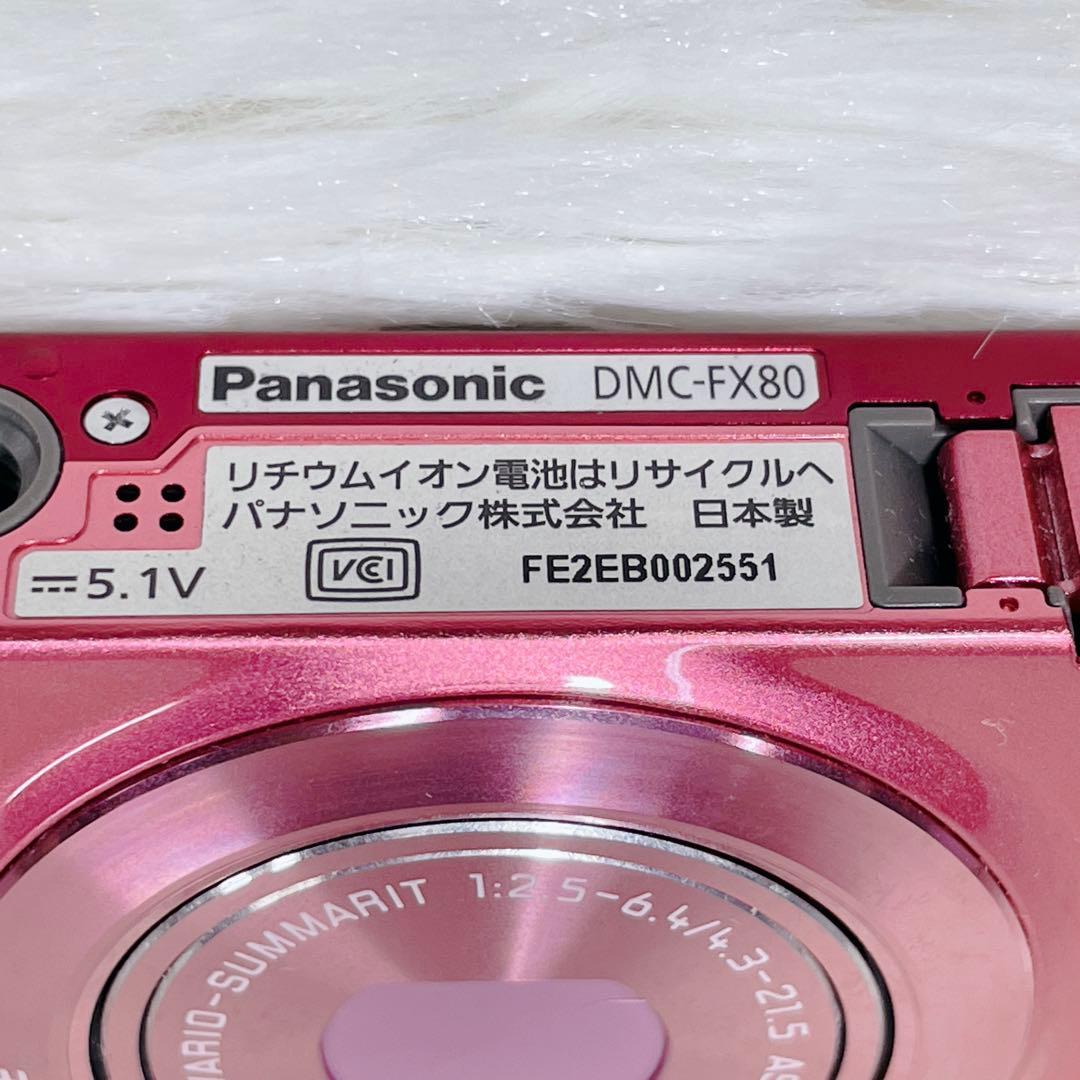 【✨美品✨】Panasonic LUMIX DMC-FX80【✨バッテリー付✨】