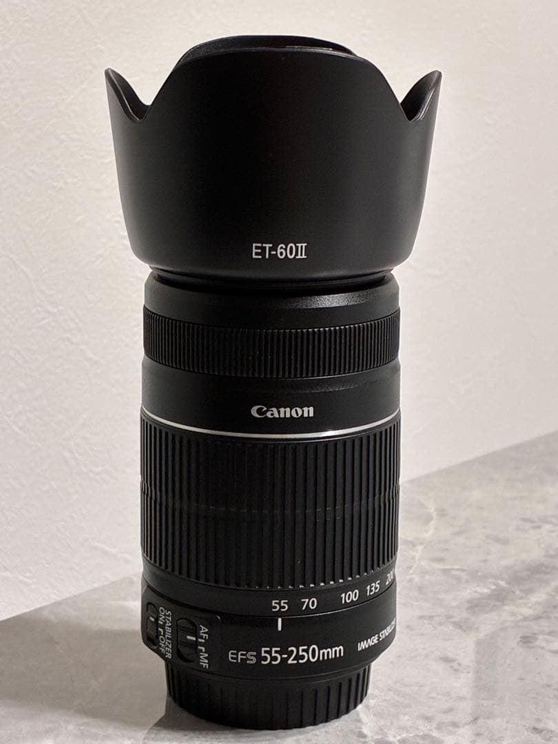⭐️美品⭐️ Canon EF-S 55-250mm IS II フード付望遠レンズ