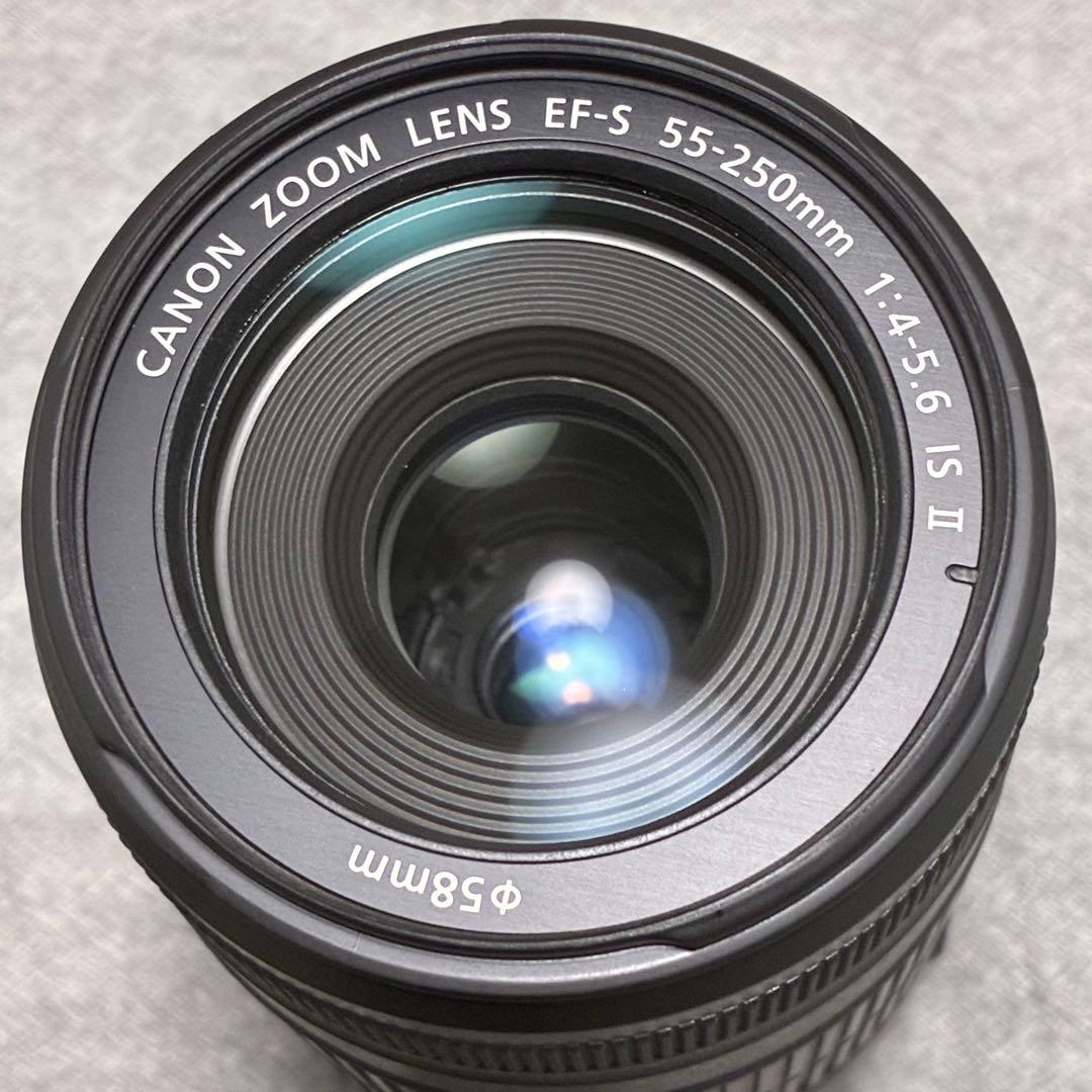 ⭐️美品⭐️ Canon EF-S 55-250mm IS II フード付望遠レンズ