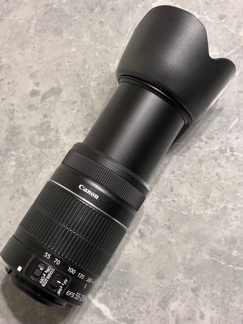 ⭐️美品⭐️ Canon EF-S 55-250mm IS II フード付望遠レンズ