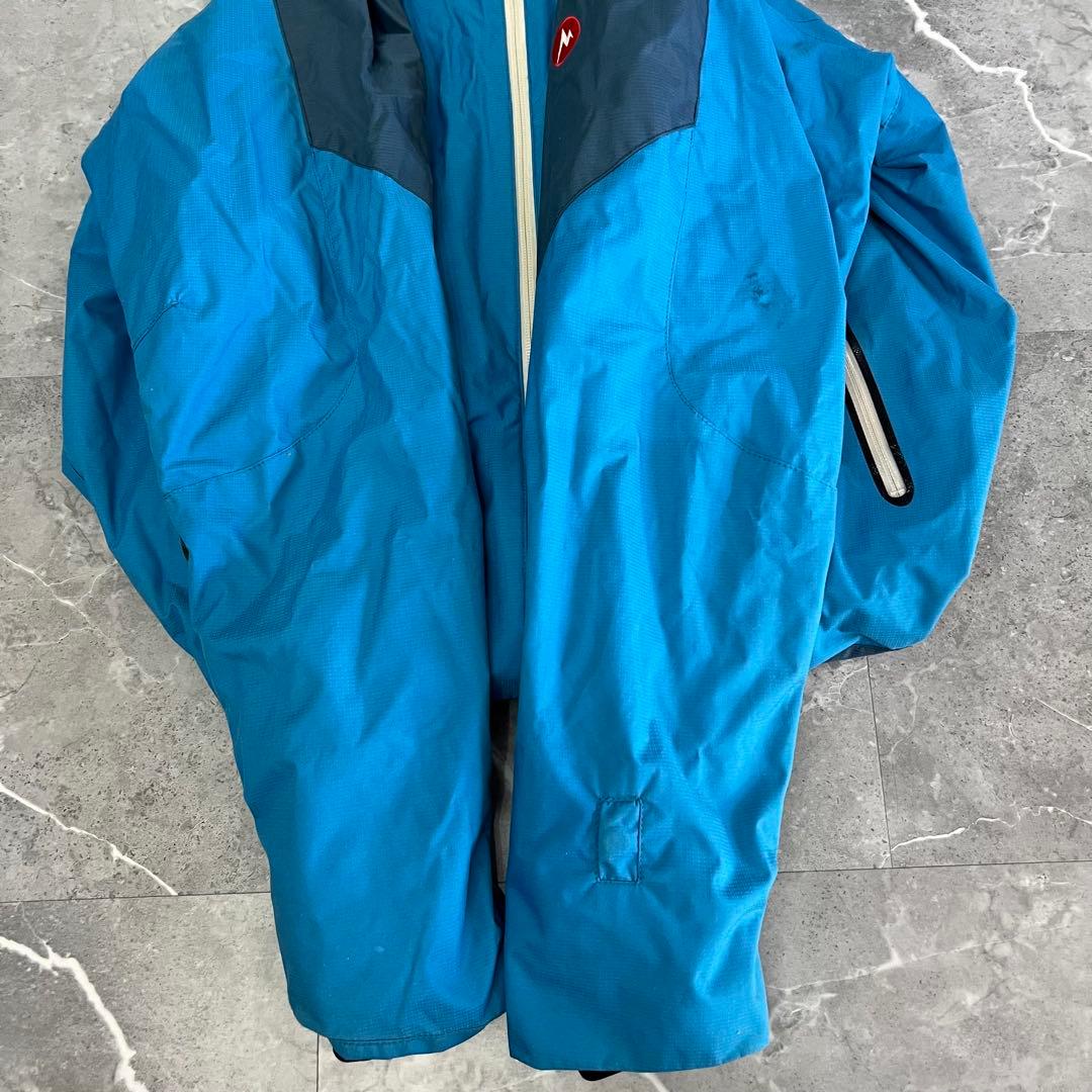 00s Marmot Tech Shell Jacket 青 y2k 撥水