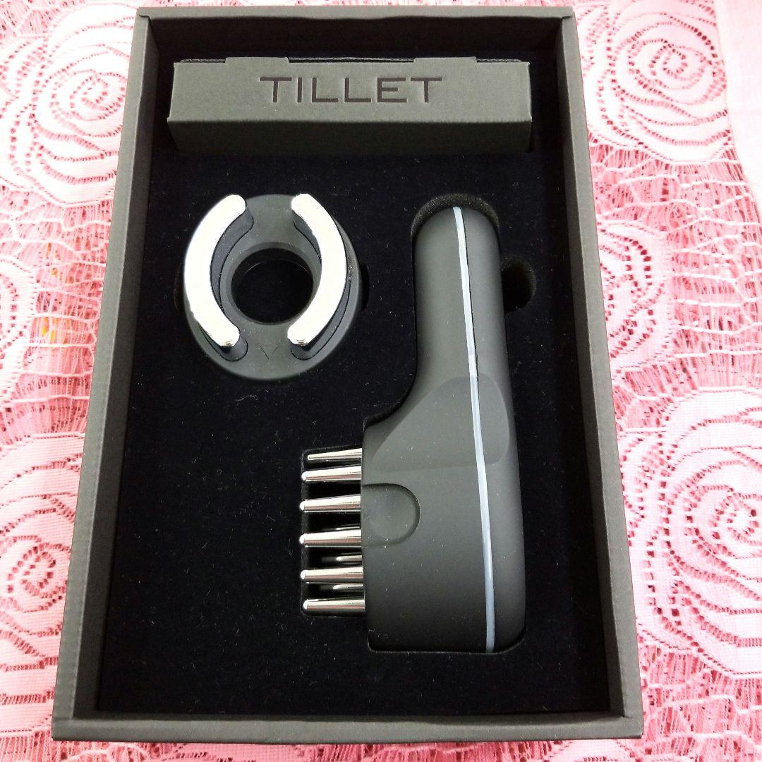 MD-1052-336☆ティレット ブラックイオン導入器 電気バリブラシ 美顔器