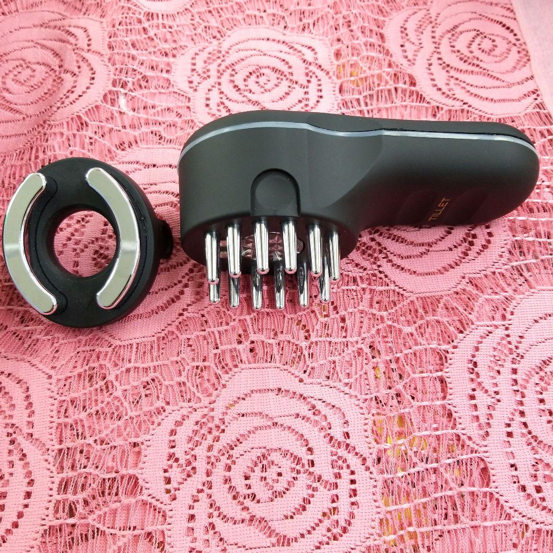 MD-1052-336☆ティレット ブラックイオン導入器 電気バリブラシ 美顔器