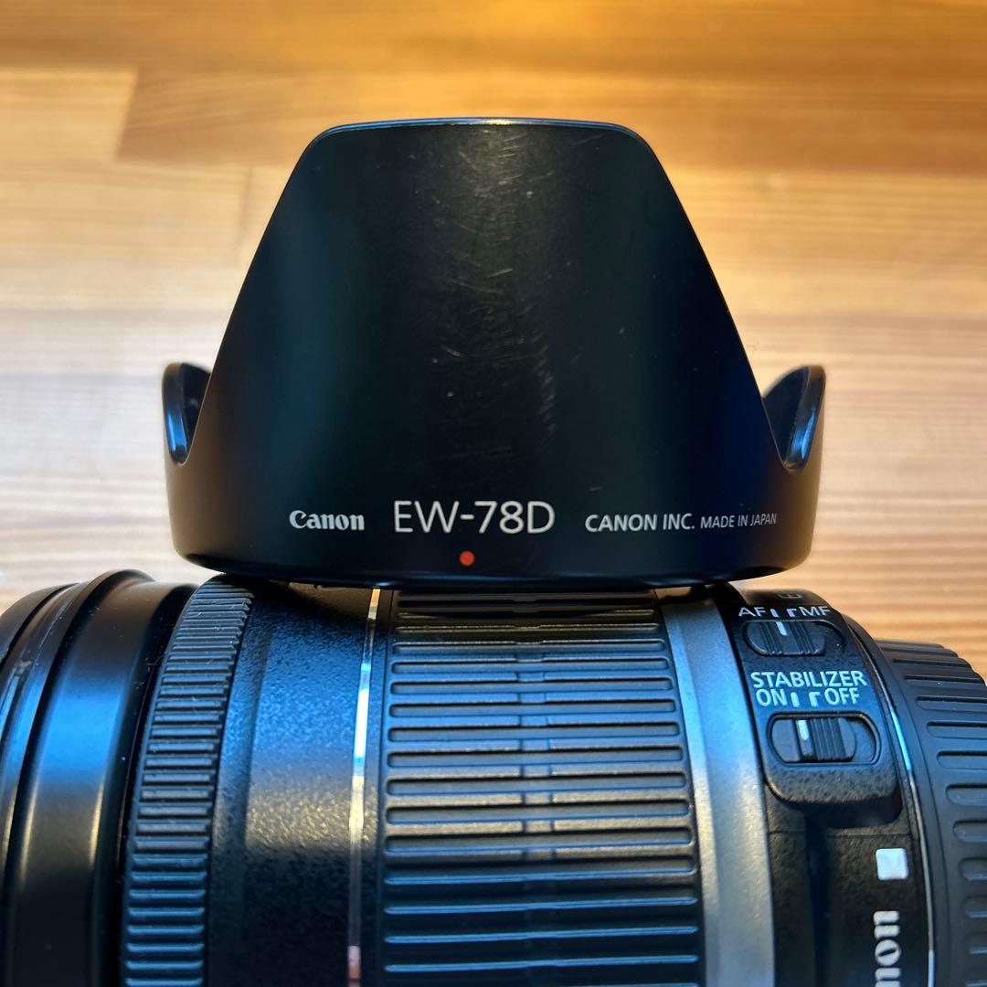 ⭐️レンズとレンズフードのセット　Canon EF-S 18-200mm