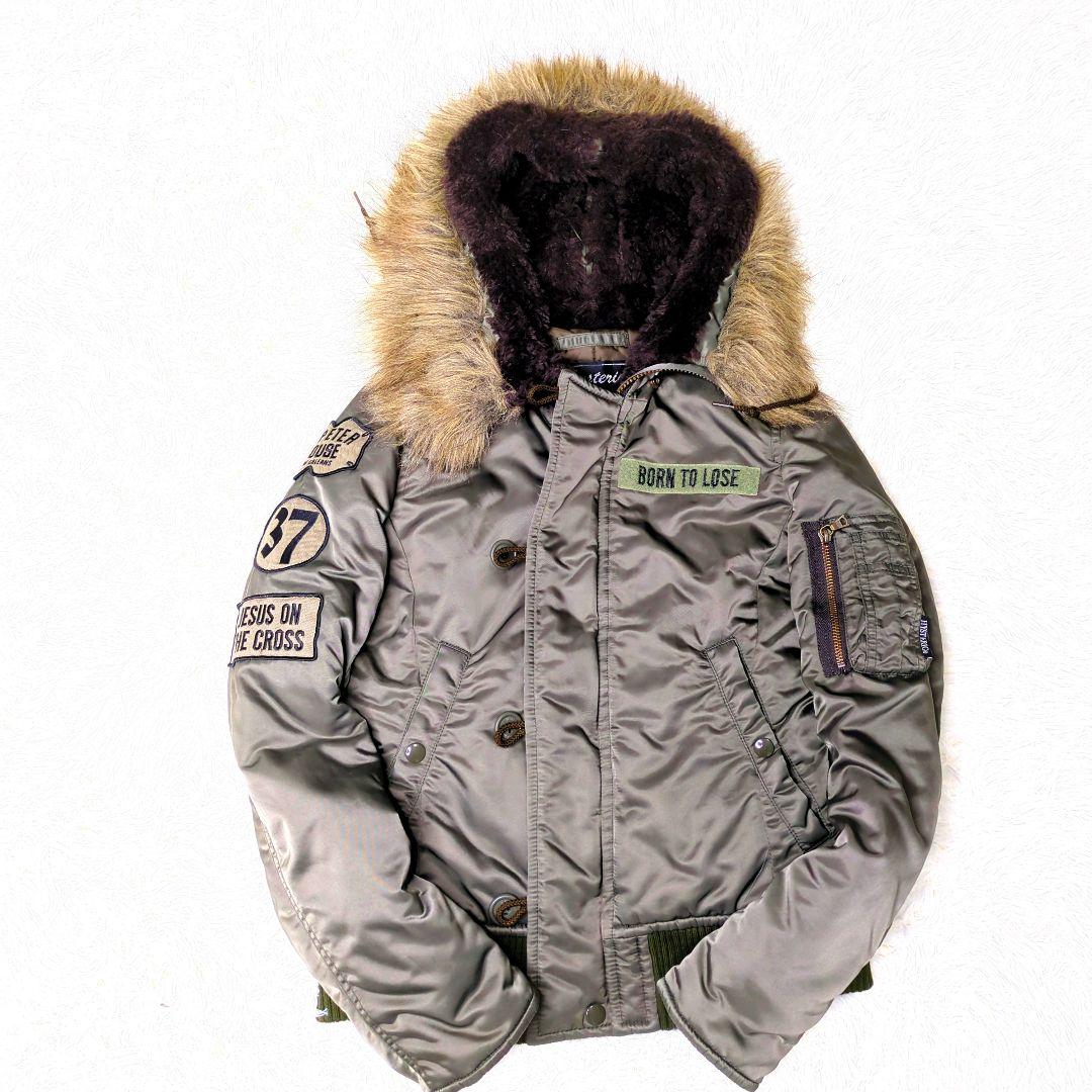 極美品 ヒステリックグラマー N2-B ファー y2k FREE ワッペン