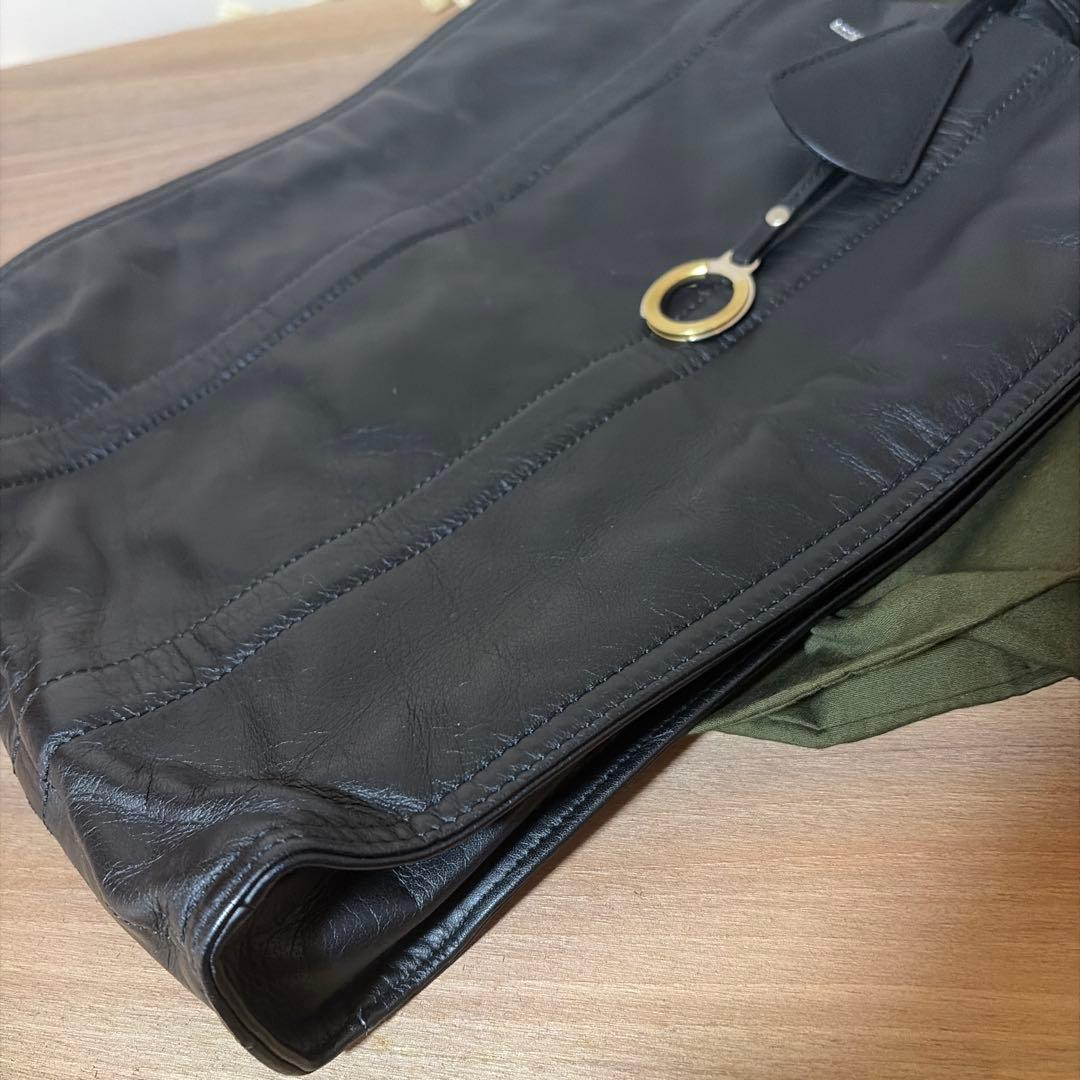 未使用に近い⭐︎aniary. 黒 レザートートバッグ A4 ビジネス