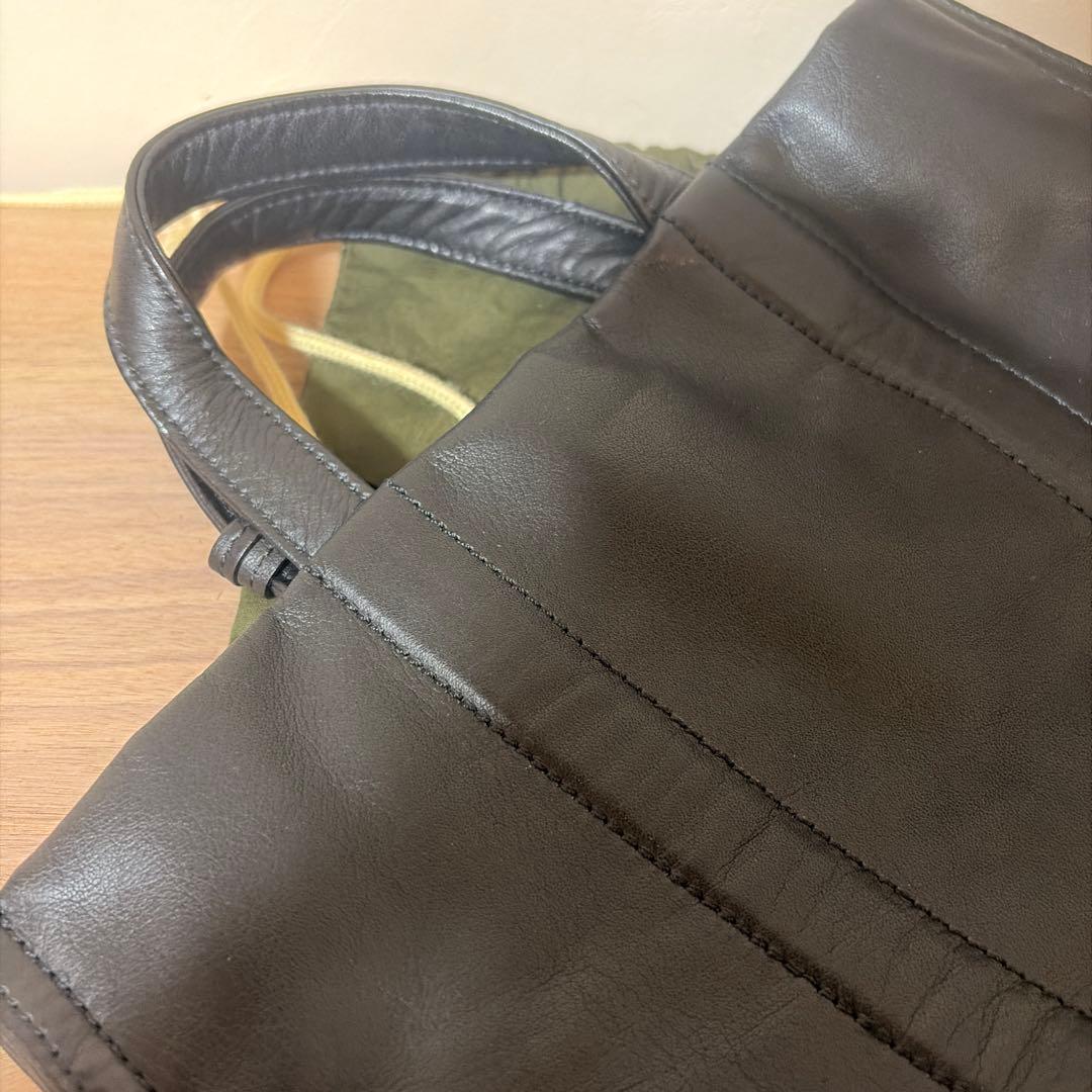 未使用に近い⭐︎aniary. 黒 レザートートバッグ A4 ビジネス