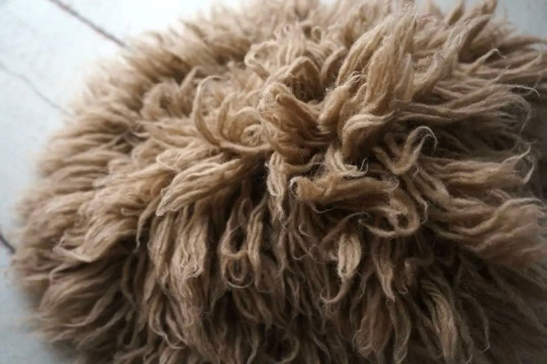 ニューボーンフォト小物 Lunebery flokati 45cm 丸型