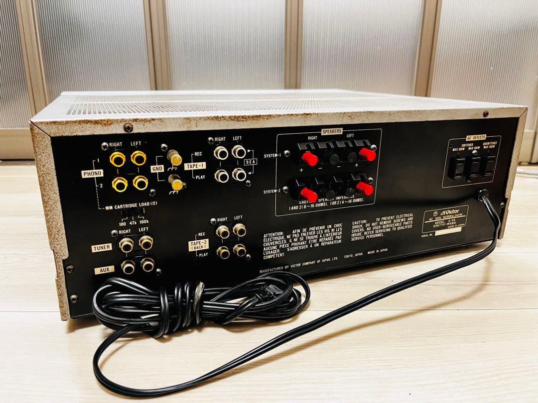 ￥158000・1979年・動作品】 Victor　A-X9プリメインアンプ