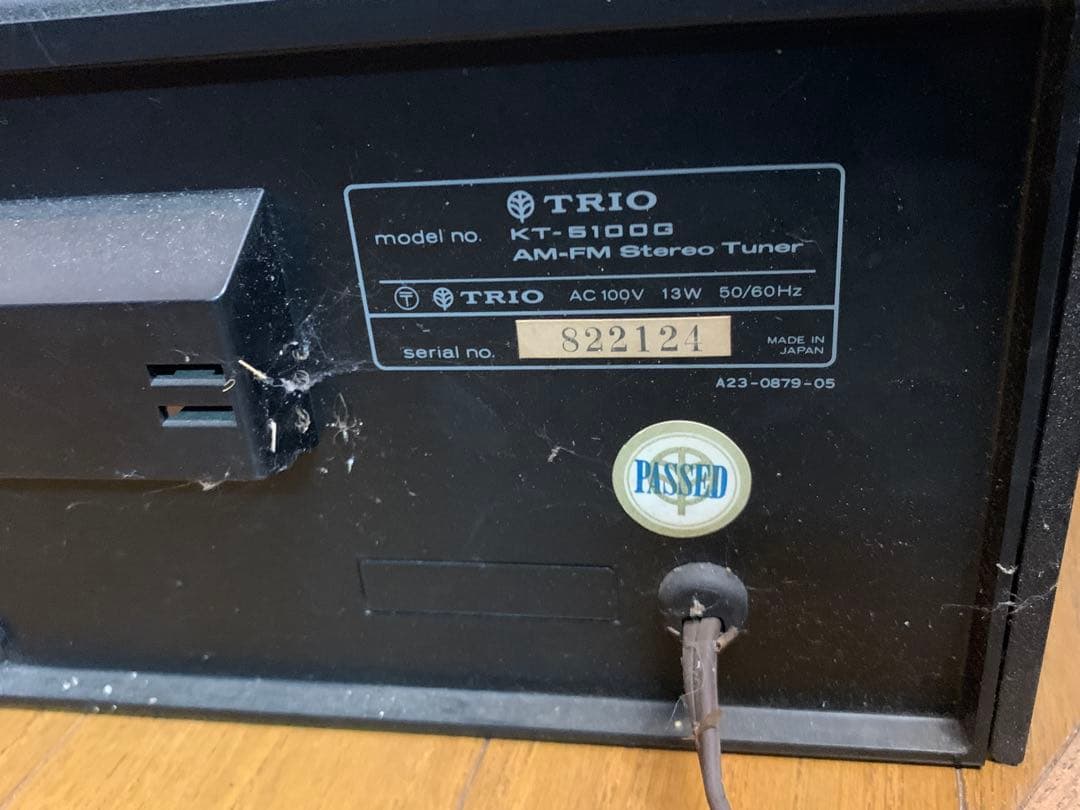 ★TRIO TUNER KT-5100G ビンテージ AM/FMチューナー