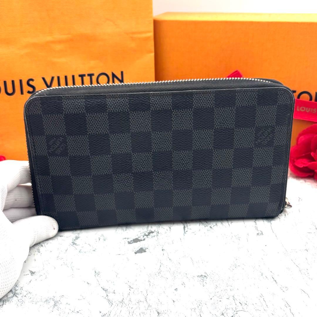 【新型モデル】 ルイヴィトン ダミエ グラフィット ジッピーオーガナイザー