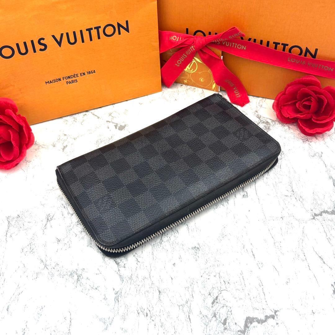 【新型モデル】 ルイヴィトン ダミエ グラフィット ジッピーオーガナイザー